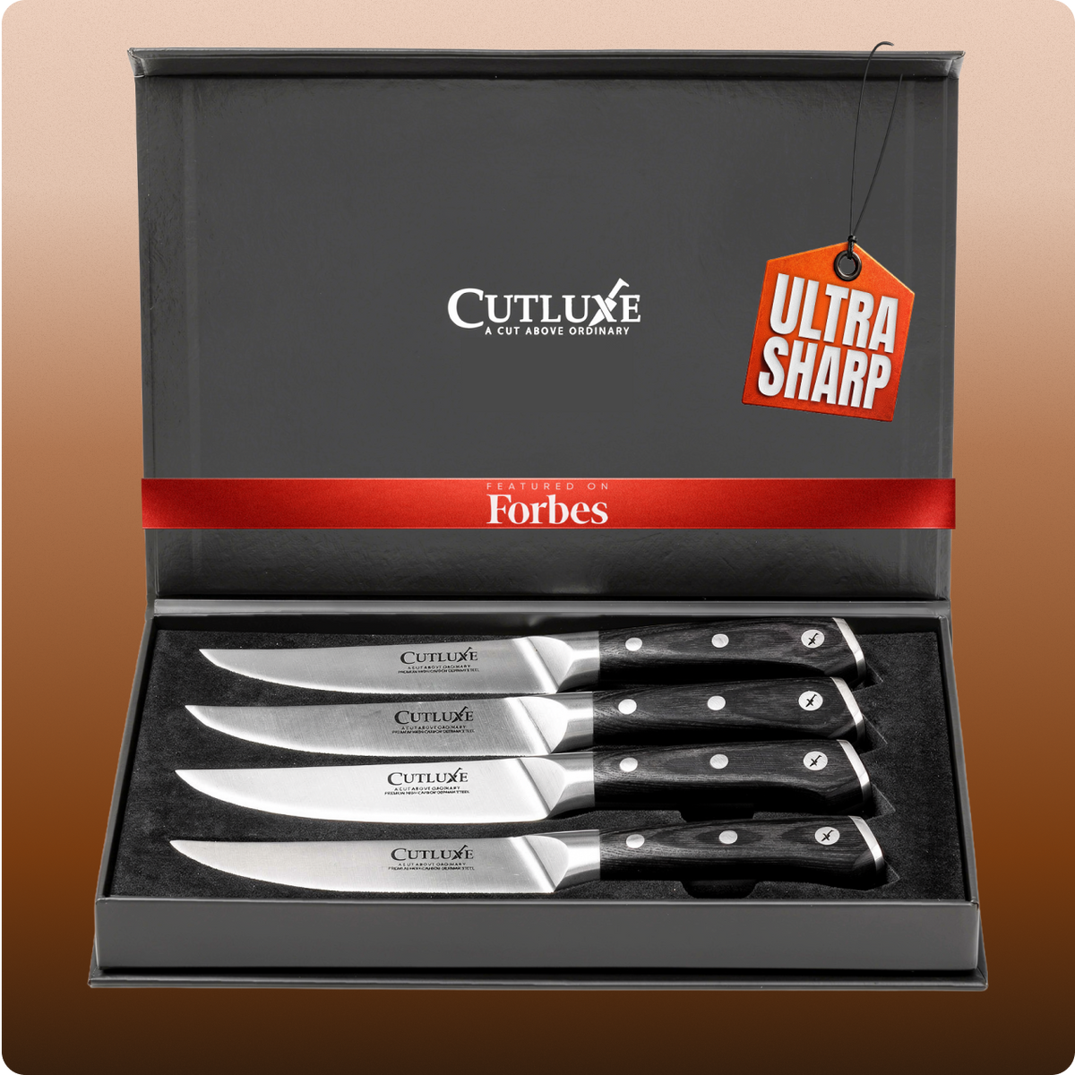 Product image 9 of 10: Ultra sharp Cutluxe kitchen knives set in luxury gift box, featured on Forbes