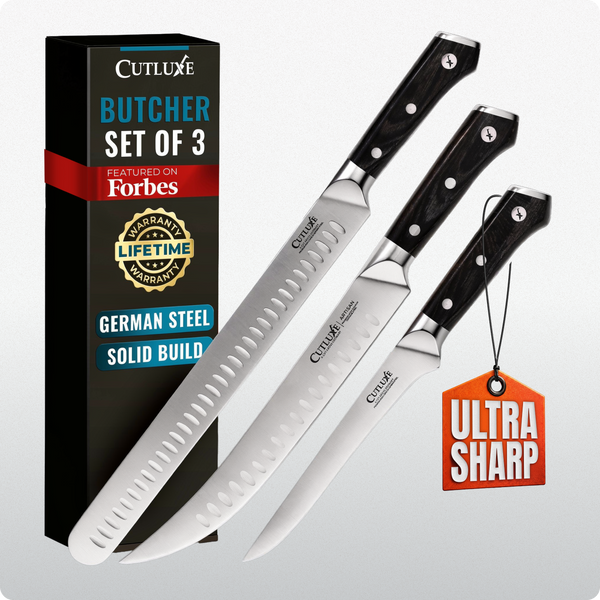 Pro Butcher Knife Set 3-Piece