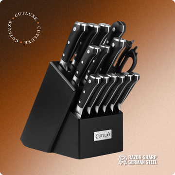 Knife Set with Block 15-Piece