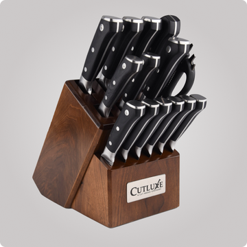 Knife Set with Block 15-Piece