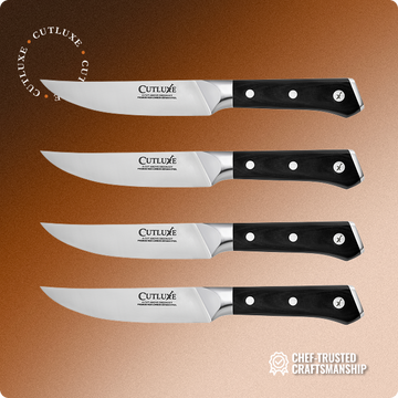 4 Straight Edge Steak Knives